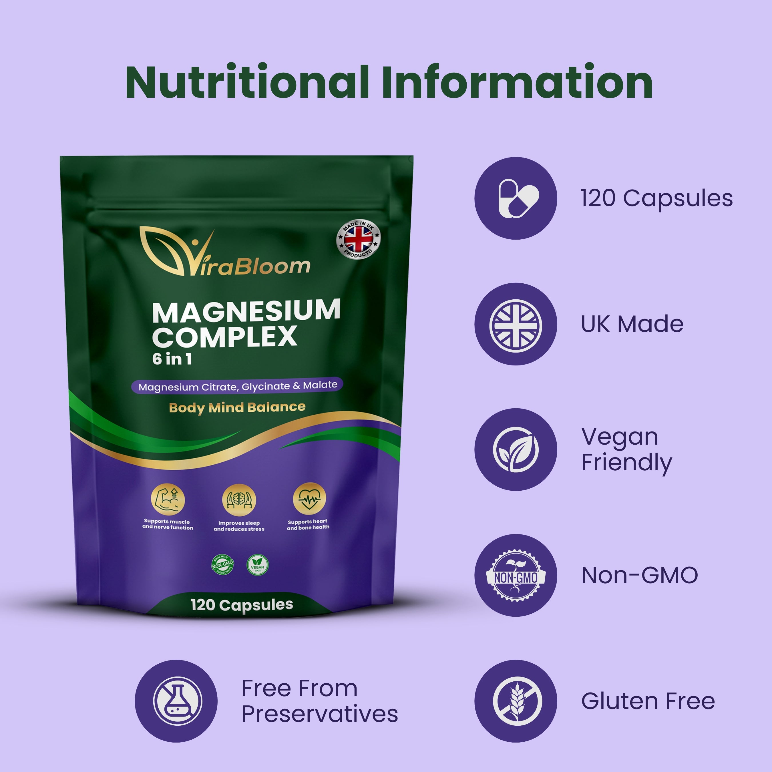 Magnesium Complex Capsules 6 in 1
