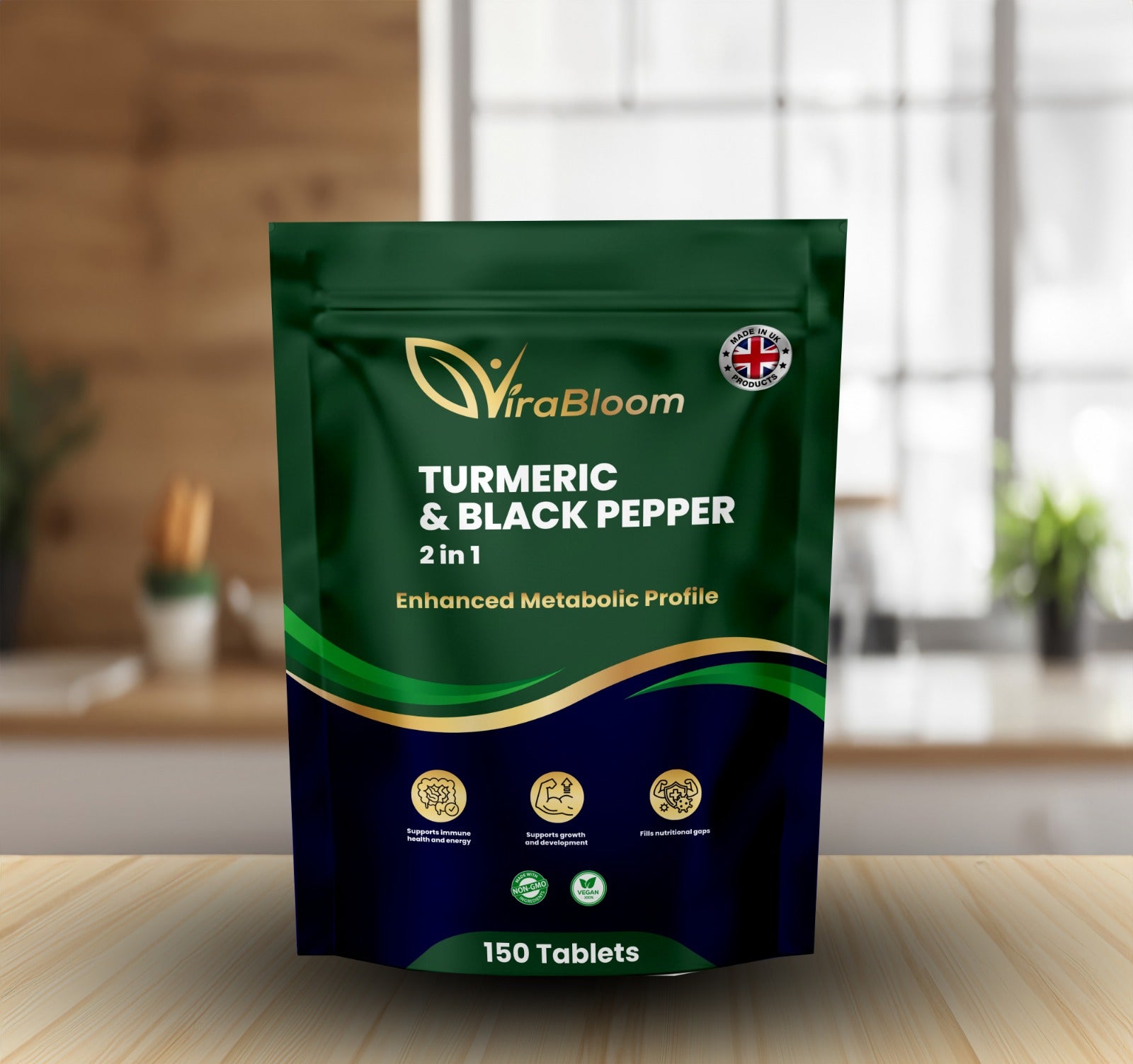 Tumeric and Black Pepper 2 in 1