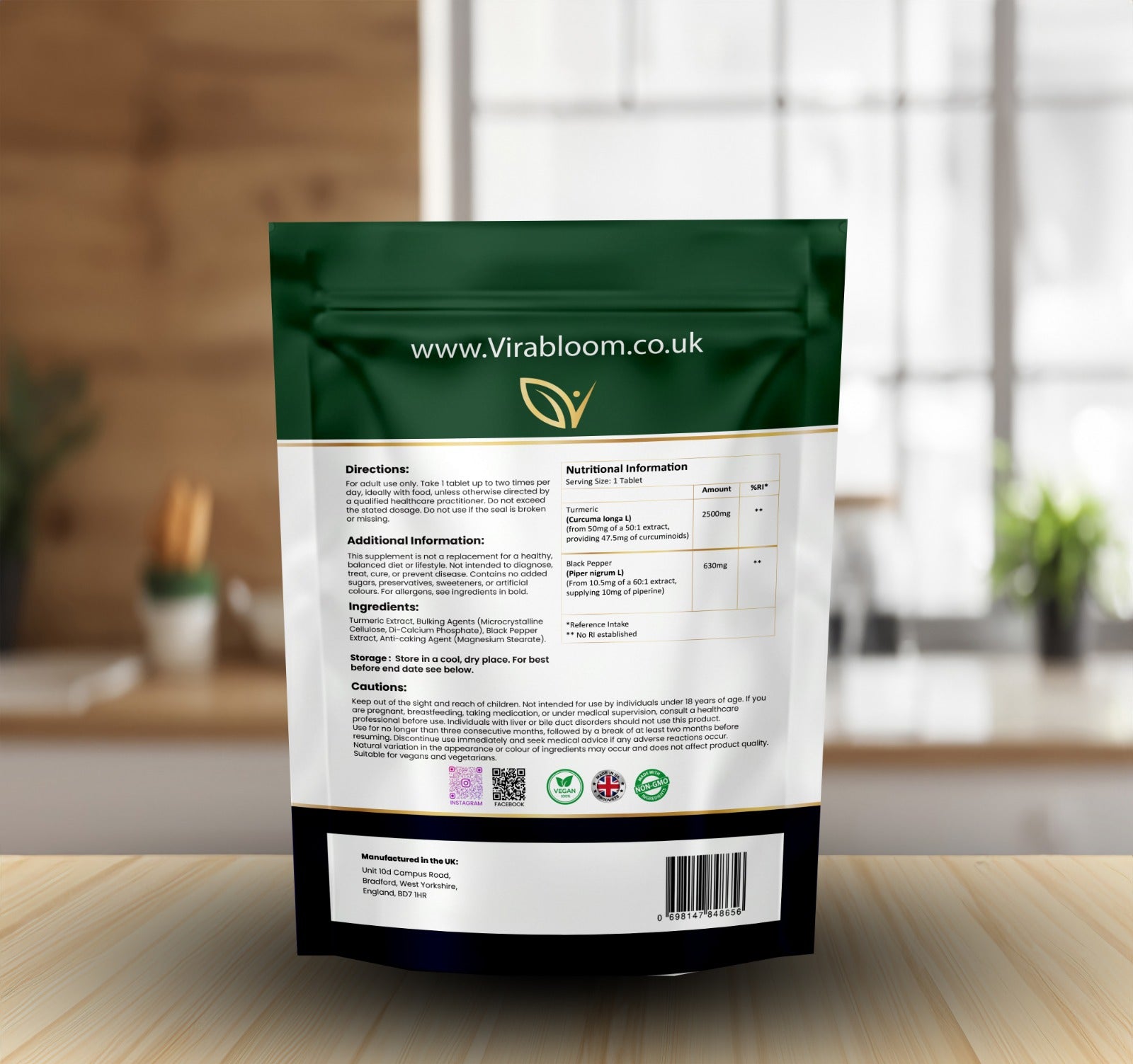 Tumeric and Black Pepper 2 in 1