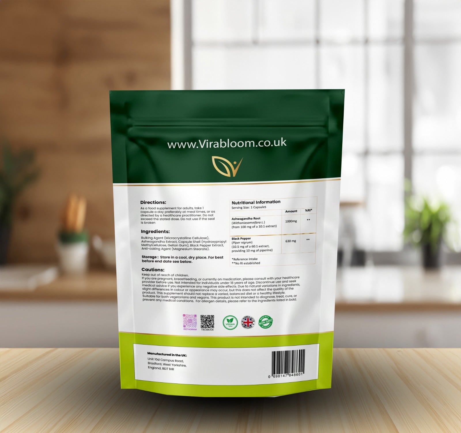 Ashwagandha & Black pepper 2 in 1
